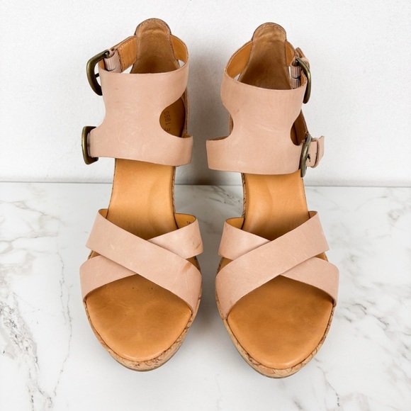 Kork-Ease Leather Strappy Heels Sz 9 - Picture 4 of 12